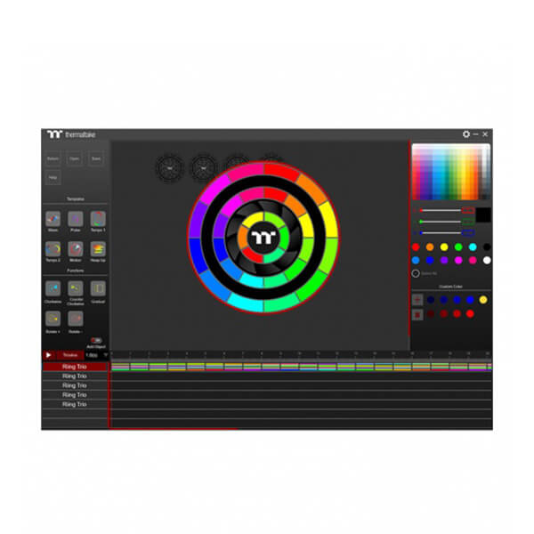 Thermaltake Riing Trio 14 RGB TT Premium Edition 140MM Radiator Fan (Triple Pack)